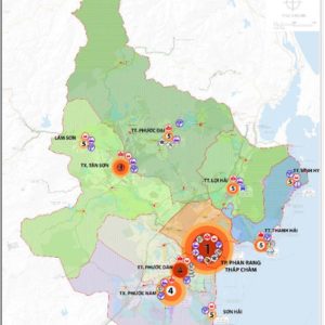 Bản đồ Quy hoạch Khu công nghiệp Tỉnh Ninh Thuận