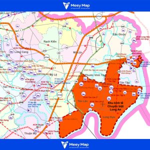 Bản đồ công nghiệp khu vực Tây Ninh – Châu Thành