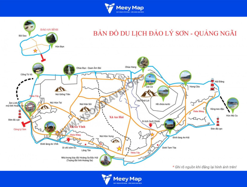 Bản đồ Quy hoạch Du lịch Tỉnh Quảng Ngãi Mới Nhất 2026 4 Bản đồ đặc khu Lý Sơn
