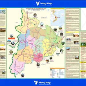 Bản đồ du lịch trọng điểm Tỉnh Kon Tum