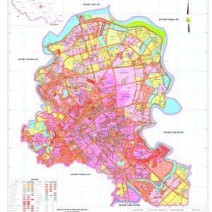 Bản đồ hệ thống đô thị tỉnh Hà Tĩnh