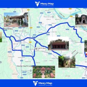 Bản đồ phân bố du lịch tỉnh Hà Nam
