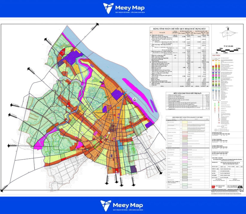 Bản đồ Quy hoạch Đô thị Tỉnh Trà Vinh 8 Bản đồ quy hoạch đô thị Trà Vinh