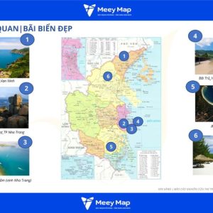 Bản đồ quy hoạch du lịch chính Tỉnh Khánh Hòa