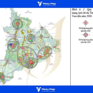 Bản đồ định hướng phát triển đô thị đến năm 2030 Tỉnh Kon Tum