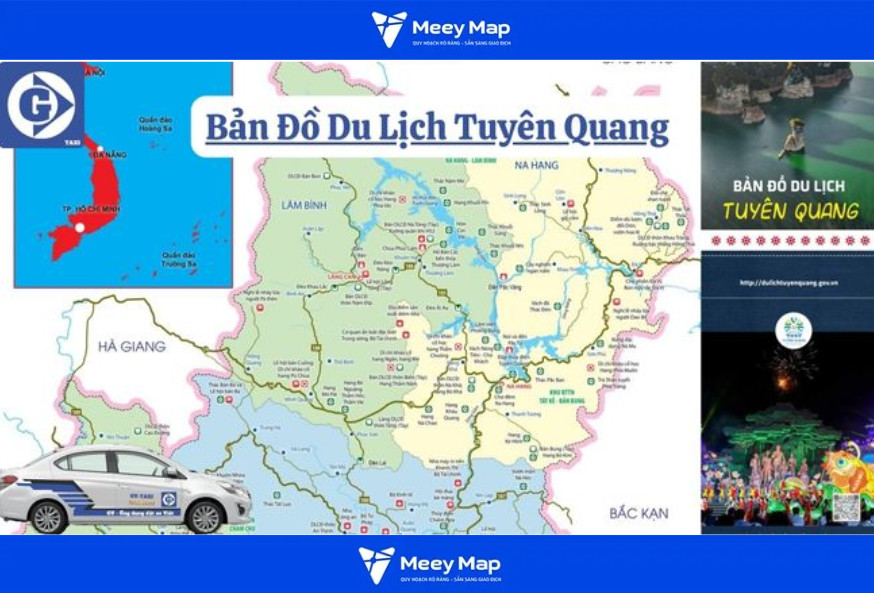 Bản đồ Quy hoạch Giao thông Tỉnh Tuyên Quang 12 Bản đồ Giao thông và du lịch Tuyên Quang
