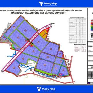 Bản đồ Không gian đô thị Tam Điệp