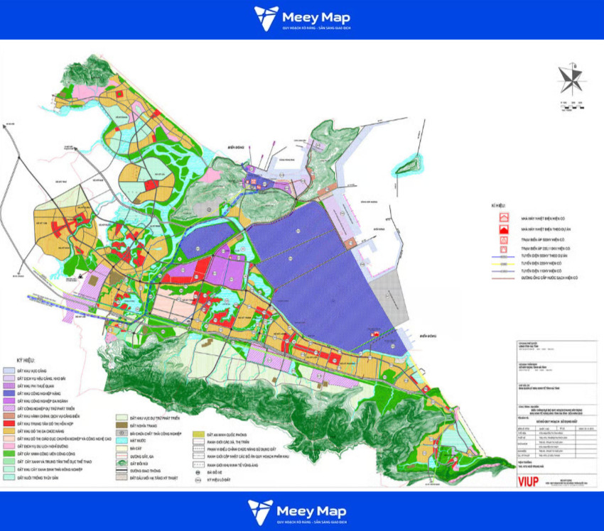 Bản đồ Quy hoạch Khu Công Nghiệp Tỉnh Hà Tĩnh Đến 2030, Tầm Nhìn 2050 5 Khu kinh tế Vũng Ang (Thị xã Kỳ Anh)
