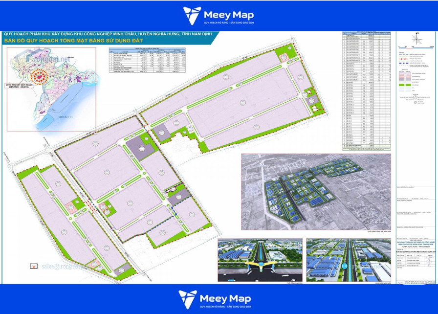 Bản đồ Quy hoạch Khu công nghiệp Tỉnh Nam Định: Định hướng Phát triển và Tiềm năng Bất động sản 19 Khu vực Nghĩa Hưng (Minh Châu)