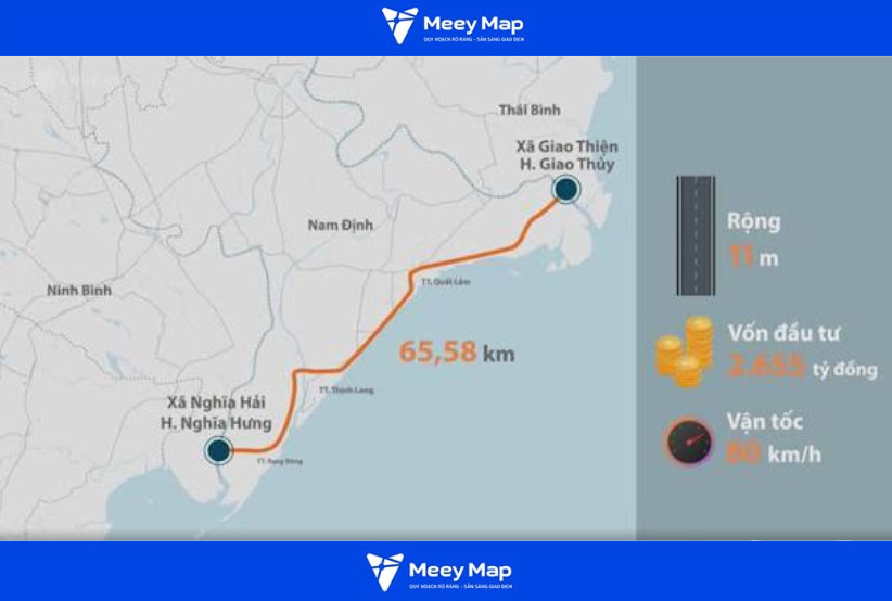Bản đồ Quy hoạch Giao thông Tỉnh Thái Bình 14 Bản đồ Quy hoạch đường bộ ven biển Thái Bình