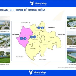 Bản đồ phân bố phát triển công nghiệp Tỉnh Hà Nam