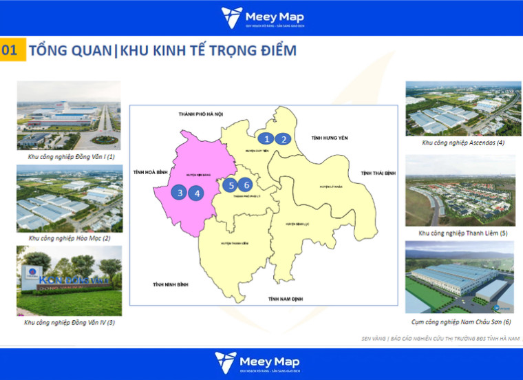 Bản đồ Quy hoạch Khu Công Nghiệp Tỉnh Hà Nam Đến 2030, Tầm Nhìn 2050 3 Bản đồ phân bố phát triển công nghiệp Tỉnh Hà Nam