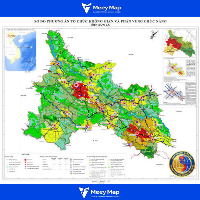 Bản đồ Quy hoạch Đô thị Tỉnh Sơn La 2026: Định Hướng & Thông Tin Đầu Tư 5 Vùng đô thị trung tâm tỉnh Sơn La – Mai Sơn