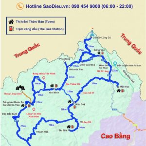 Bản đồ Hạ tầng kết nối các tuyến du lịch tỉnh Hà Giang