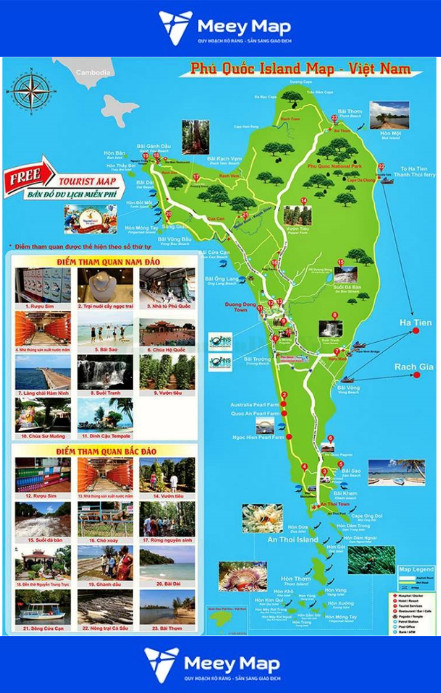 Bản đồ Quy hoạch du lịch Tỉnh Kiên Giang 4 Bản đồ không gian du lịch trọng điểm Tỉnh Kiên Giang
