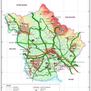 Bản đồ Quy hoạch Du lịch Tỉnh Vĩnh Phúc