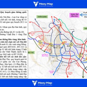 Bản đồ Quy hoạch Giao thông Tỉnh Vĩnh Phúc