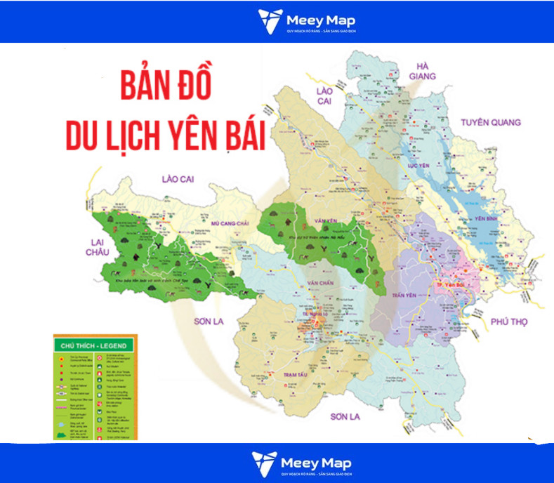 Bản đồ Quy hoạch Du lịch Tỉnh Yên Bái mới nhất 2026 9 Bản đồ du lịch Yên Bái