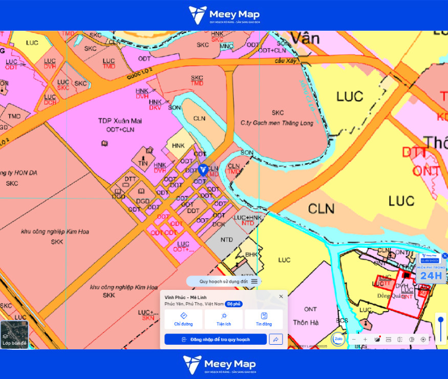 Bản đồ Quy hoạch Đô thị Tỉnh Vĩnh Phúc mới nhất 2026 11 Bản đồ quy hoạch đô thị Phúc Yên