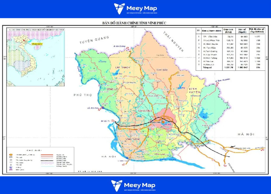 Bản đồ Quy hoạch Đô thị Tỉnh Vĩnh Phúc mới nhất 2026 9 Bản đồ Quy hoạch đô thị Vĩnh Phúc giai đoạn 2021–2030, tầm nhìn 2050