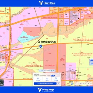 Bản đồ quy hoạch sử dụng đất xã Xuân Đường, Cẩm Mỹ, Đồng Nai